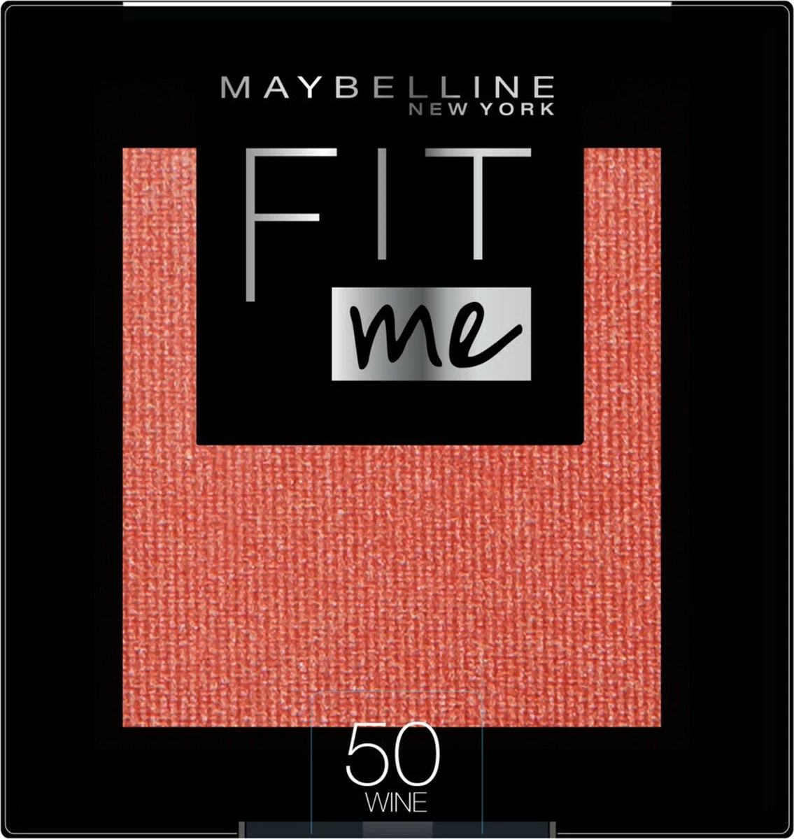Maybelline Fit Me Blush - 50 Wine - Natuurlijk Ogende Rouge - 4.5 Gr