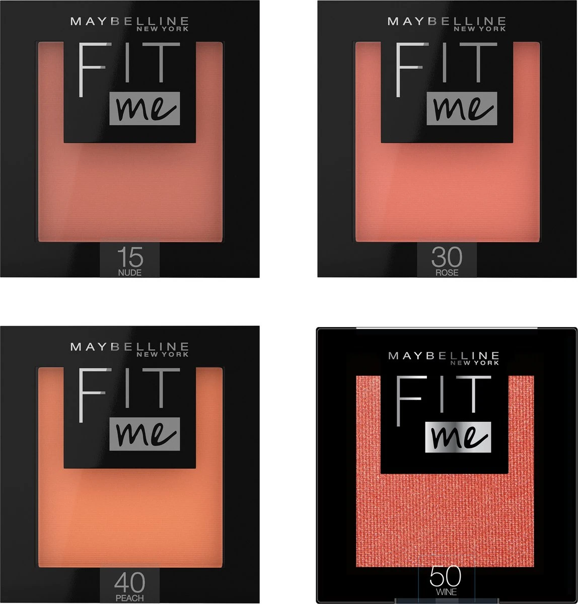 Maybelline Fit Me Blush - 50 Wine - Natuurlijk Ogende Rouge - 4.5 Gr - Afbeelding 6