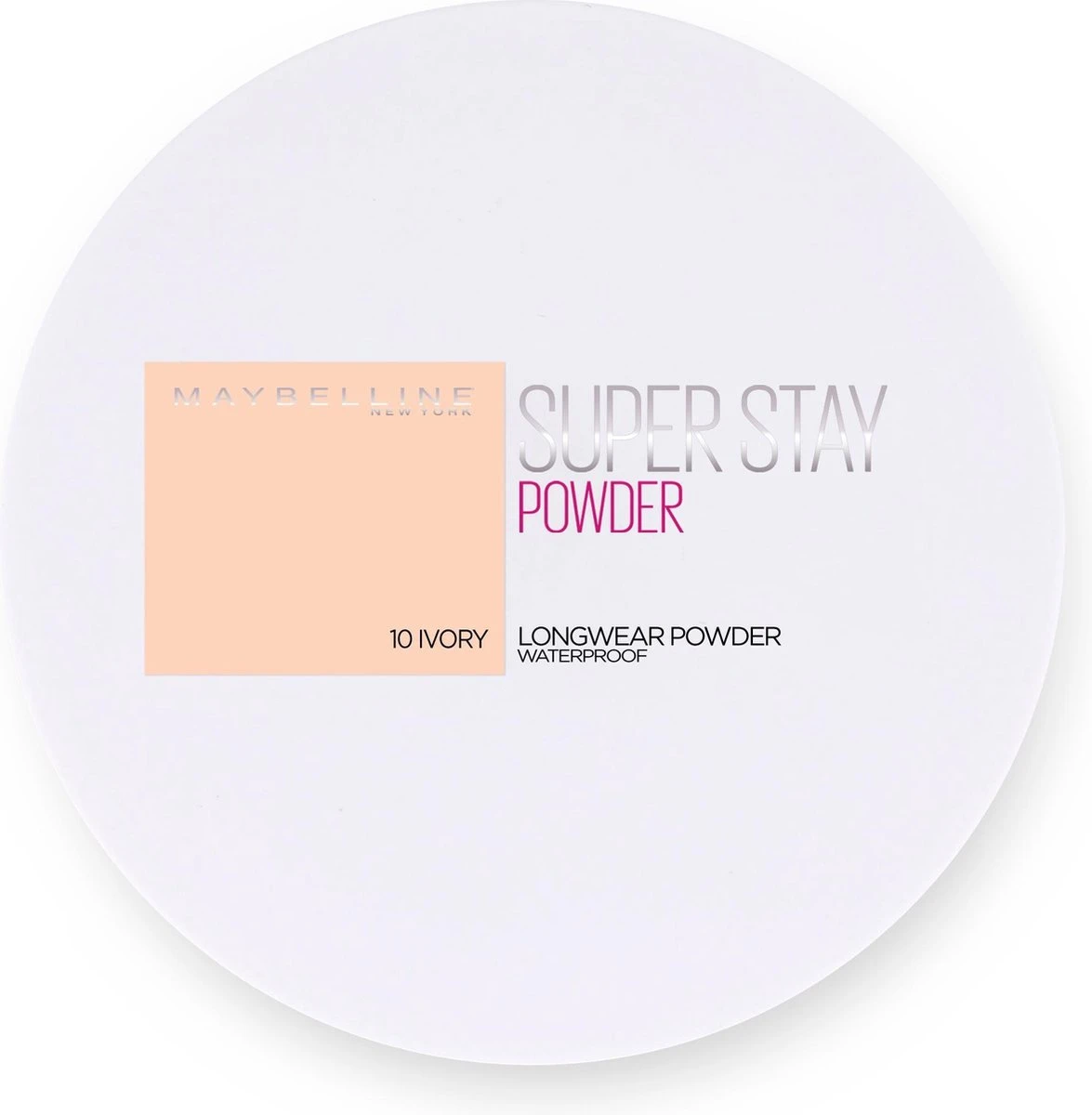Maybelline New York SuperStay Full Coverage Gezichtspoeder - 10 Ivory