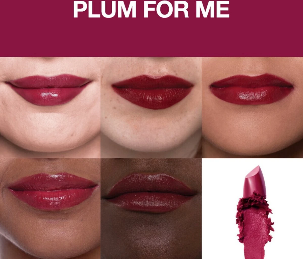 Maybelline Color Sensational Made For All Lippenstift - 388 Plum For Me - Paars - Glanzend - Afbeelding 4