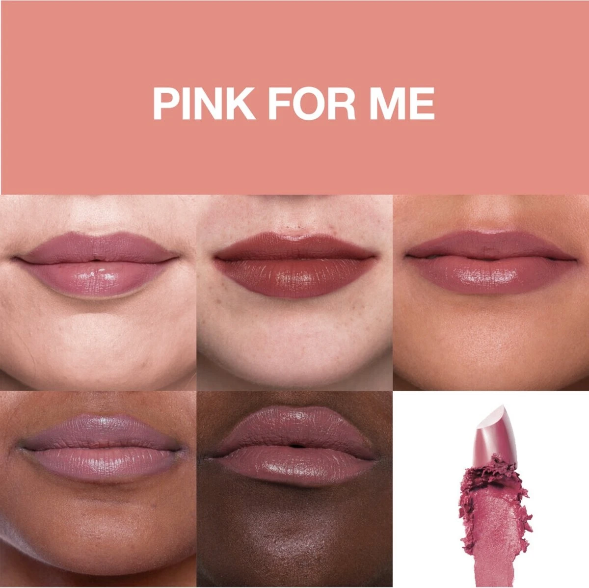 Maybelline Color Sensational Made For All Lippenstift - 376 Pink For Me - Roze - Glanzend - Afbeelding 4