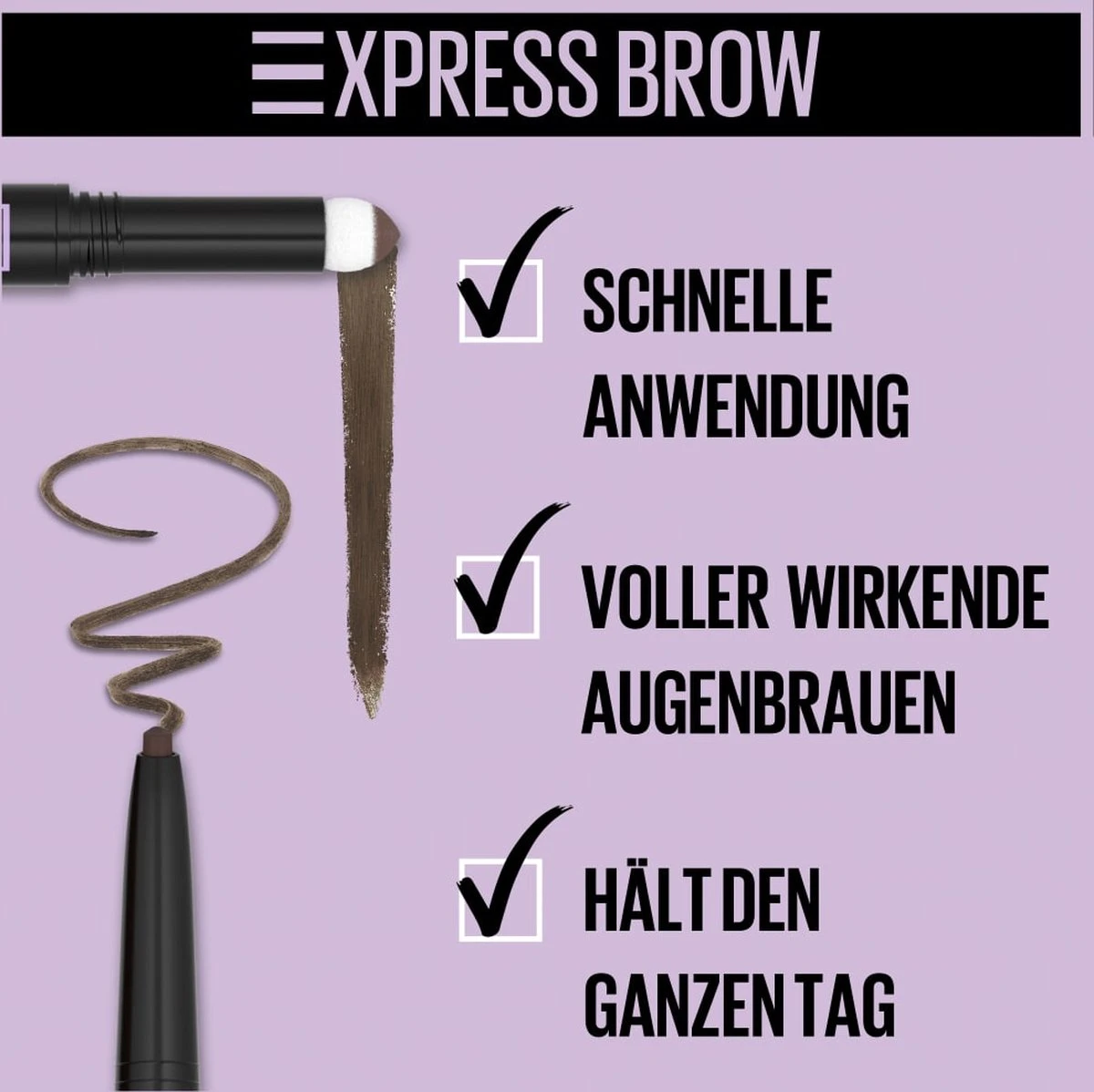 Maybelline Express Brow Duo Wenkbrauwpotlood - 00 Light Blonde - Afbeelding 8