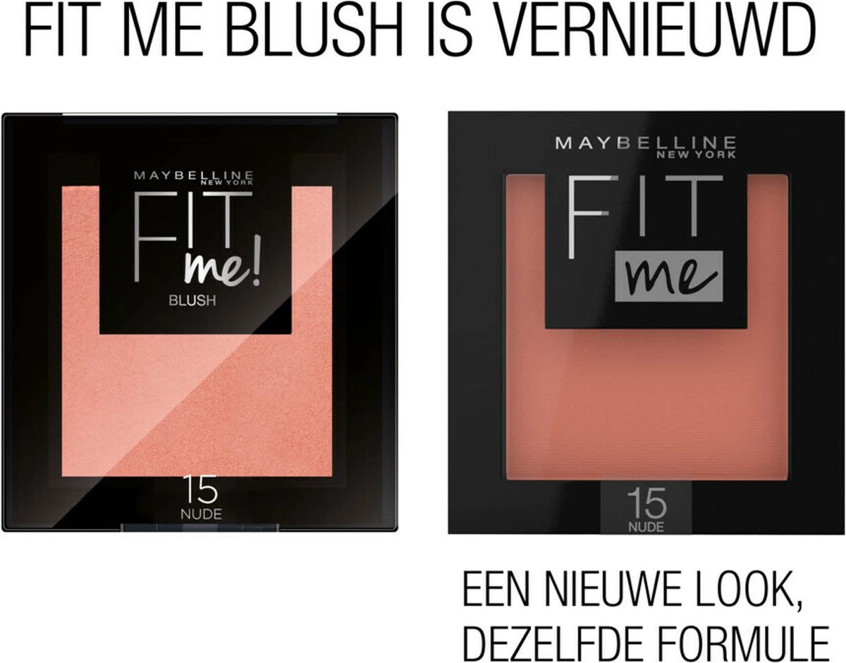Maybelline Fit Me Blush - 50 Wine - Natuurlijk Ogende Rouge - 4.5 Gr - Afbeelding 7