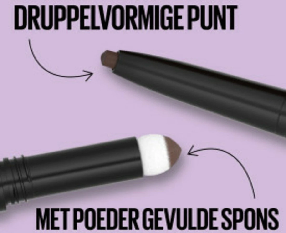 Maybelline Express Brow Duo Wenkbrauwpotlood - 00 Light Blonde - Afbeelding 3