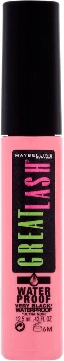 Maybelline Great Lash Waterproof Mascara - Zwart - Afbeelding 5