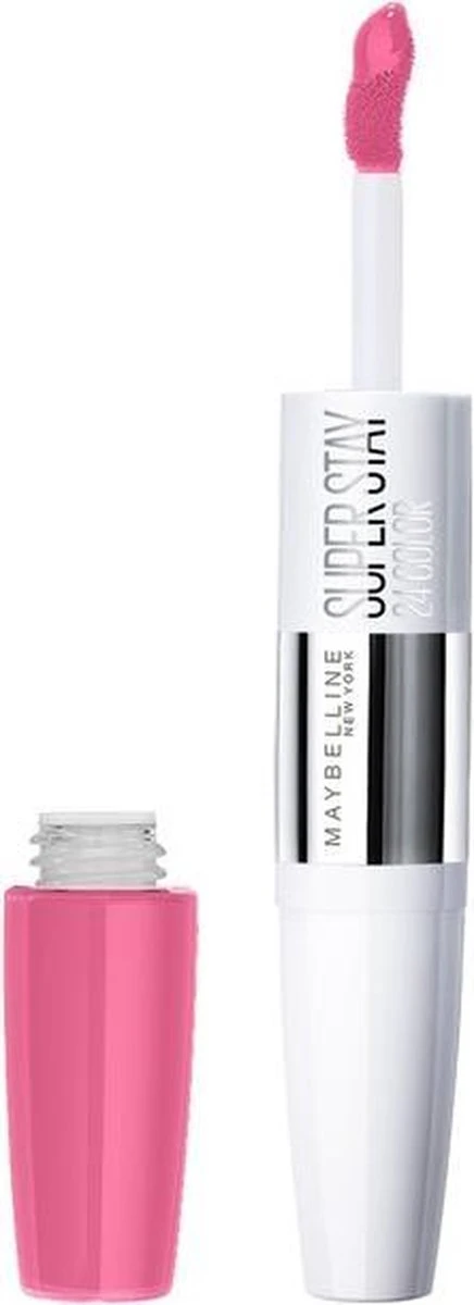 Maybelline SuperStay 24H - 130 Pinking Of You - Roze - Lippenstift - Afbeelding 19