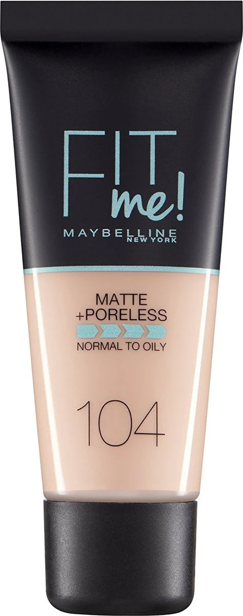 Maybelline Fit Me Matte & Poreless Foundation - 104 Soft Ivory - Afbeelding 10