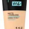 Maybelline Fit Me Matte & Poreless Foundation - 115 Ivory