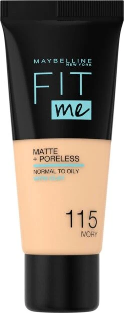 Maybelline Fit Me Matte & Poreless Foundation - 115 Ivory