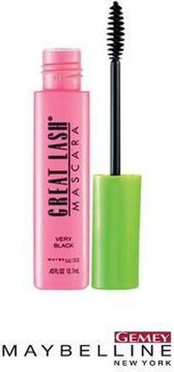 Maybelline Great Lash Waterproof Mascara - Zwart - Afbeelding 6