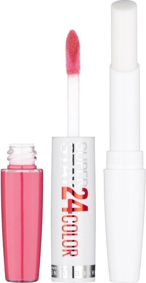 Maybelline SuperStay 24H Lipstick - 140 Roaring Rose - Afbeelding 3