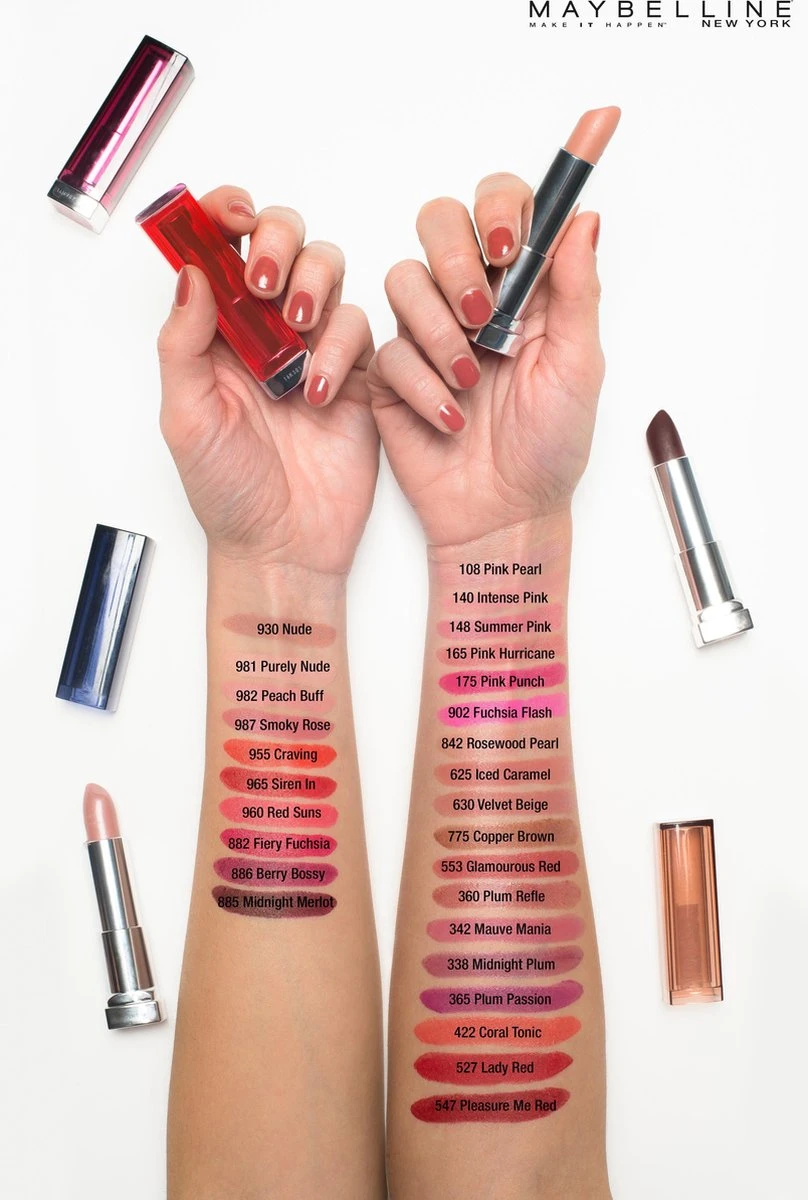 Maybelline Color Sensational - 365 Plum Passion - Paars - Lippenstift - Afbeelding 3