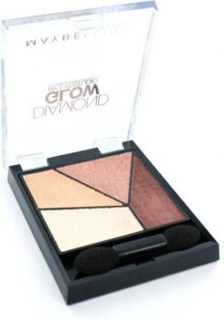 Maybelline Eyestudio Quads Diamond Glow Oogschaduw - 2 Coral Drama