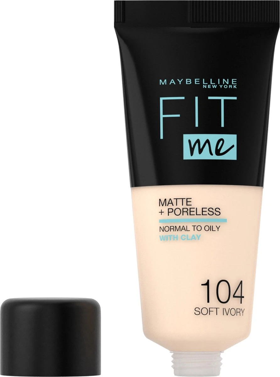 Maybelline Fit Me Matte & Poreless Foundation - 104 Soft Ivory - Afbeelding 2