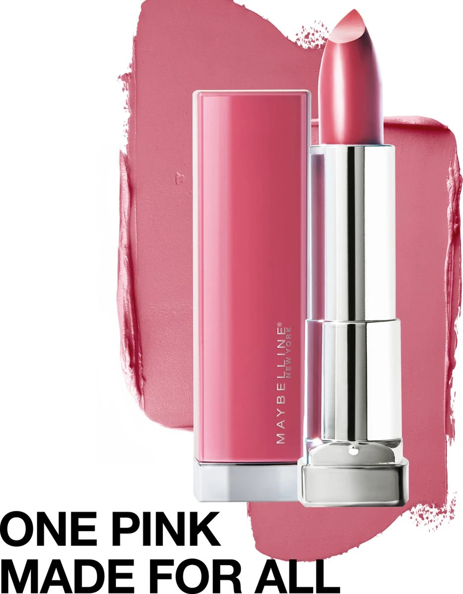 Maybelline Color Sensational Made For All Lippenstift - 376 Pink For Me - Roze - Glanzend - Afbeelding 10