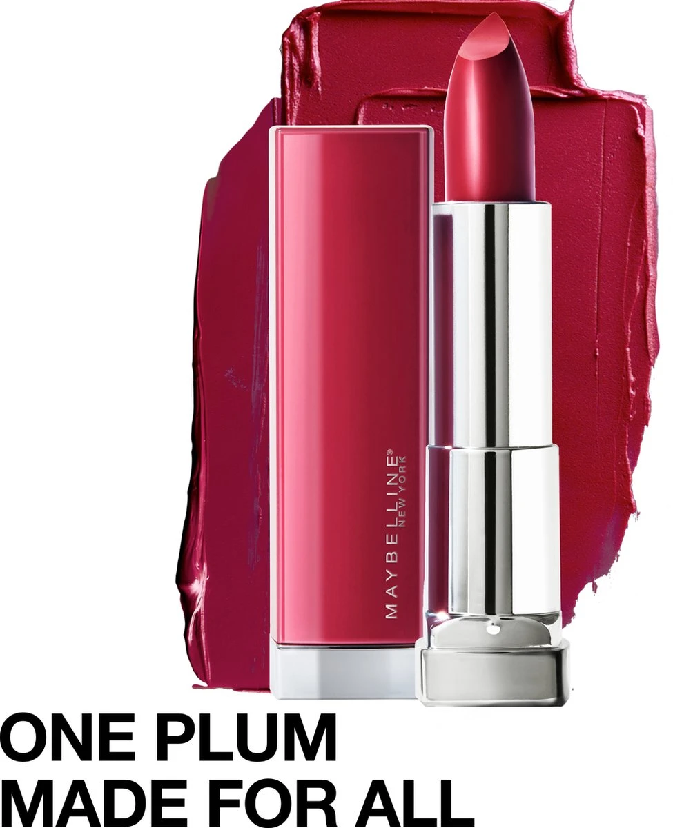Maybelline Color Sensational Made For All Lippenstift - 388 Plum For Me - Paars - Glanzend - Afbeelding 12
